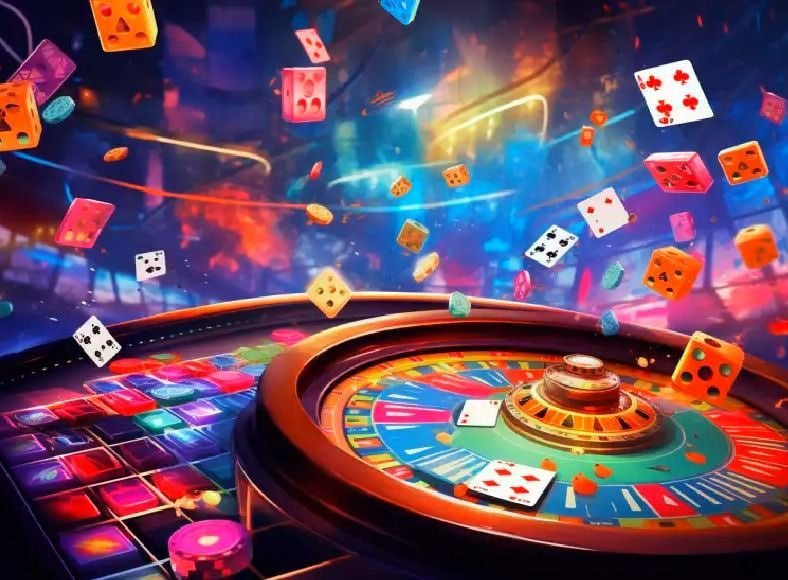 Sports and casino-style entertainment sections arranged for okbet Bangladesh adults